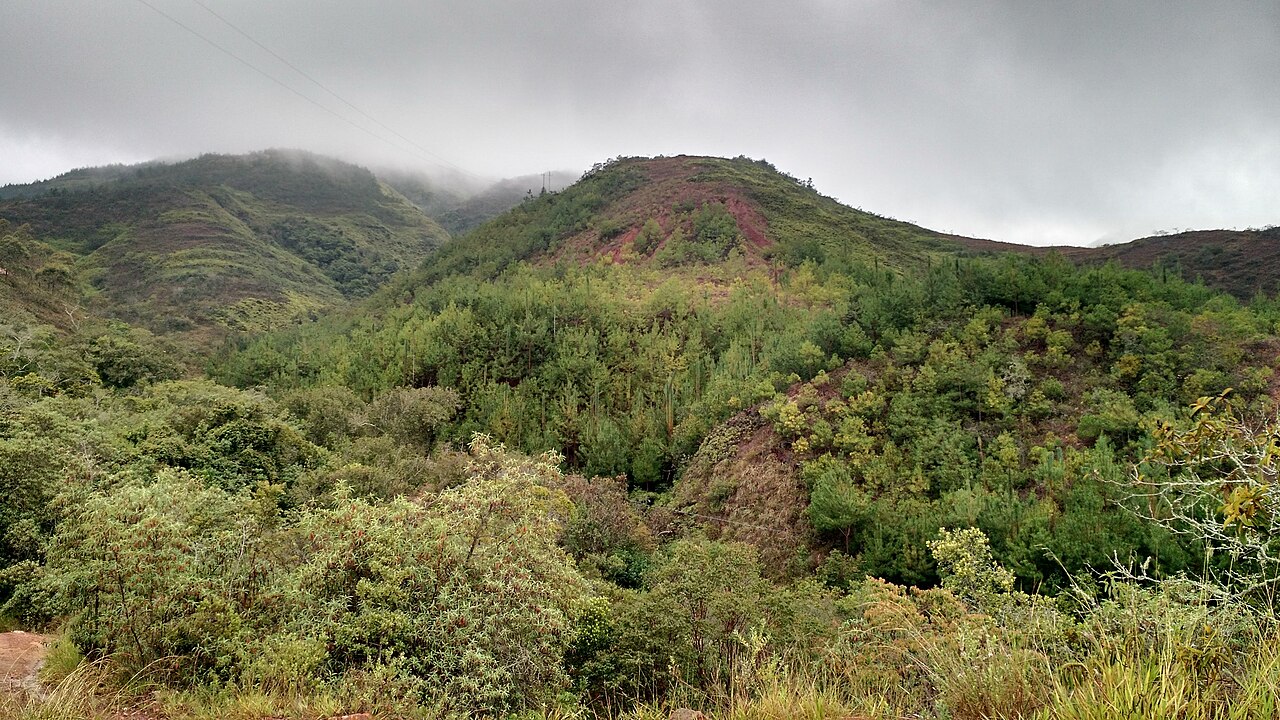 Mirador con vista al cañón cerca de Zapatoca